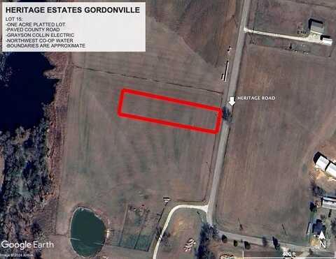 Lot 1.15 HERITAGE, Gordonville, TX 76245