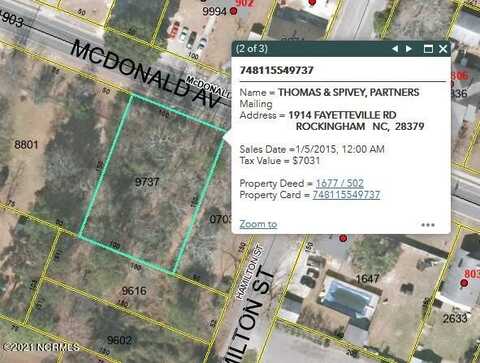 Tbd Mcdonald Avenue, Hamlet, NC 28345