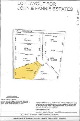 Kidd Road lot: 4, Caledonia, MS 39740