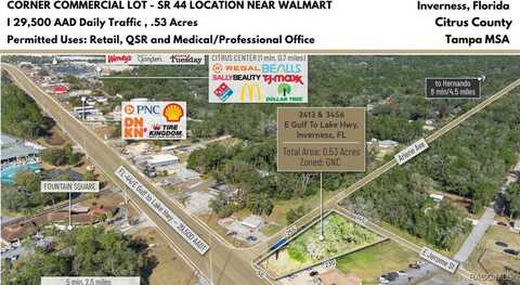 3413 & 3456 E Gulf To Lake Highway, Inverness, FL 34453