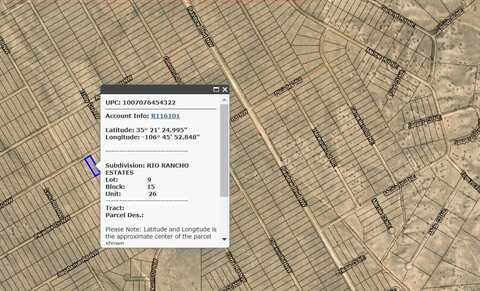 Xxx Rion Drive NW, Rio Rancho, NM 87144
