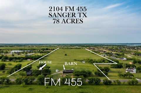 2104 Fm 455 W, Sanger, TX 76266