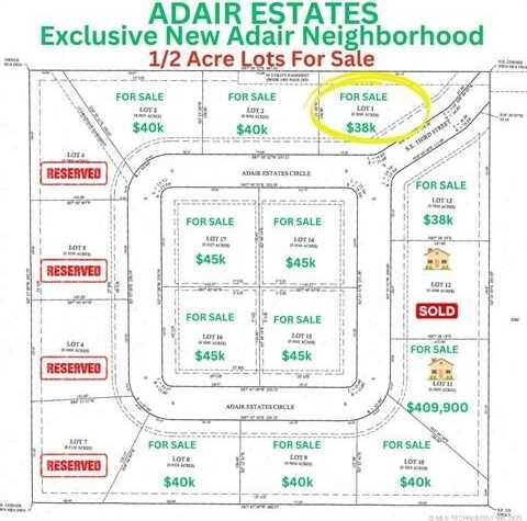 538 SE Adair Estates Circle, Adair, OK 74330