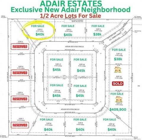 552 SE Adair Estates Circle, Adair, OK 74330