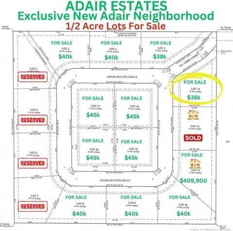 598 SE Adair Estates Circle, Adair, OK 74330