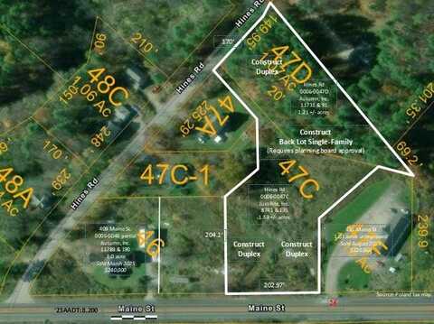 Lot 47d Hines Rd & Main Street, Poland, ME 04230
