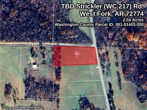 TBD Strickler (WC 217) RD, West Fork, AR 72774