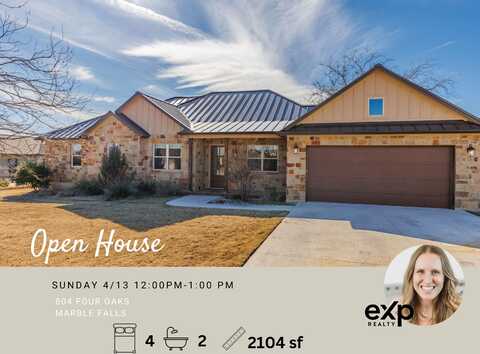 804 Four Oaks, Marble Falls, TX 78654