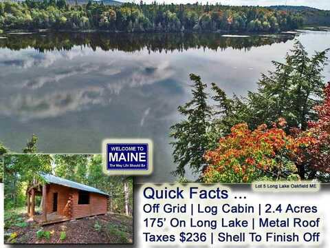 Lot 7-5 Off Currier Road, Oakfield, ME 04763