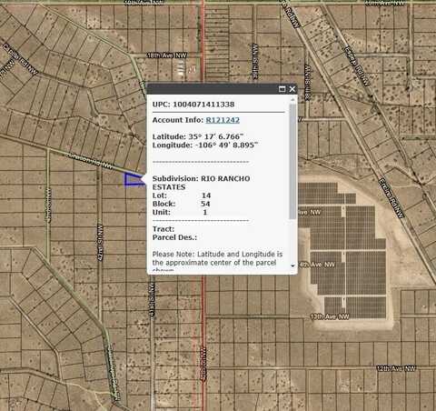 00 41st Street NW, Rio Rancho, NM 87144