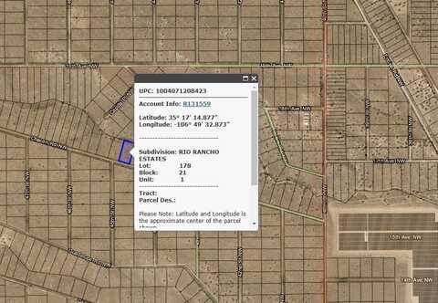00 Chacon Road NW, Rio Rancho, NM 87144