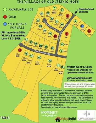 Lot 20 Good Shepherd Trail, Spring Hope, NC 27882