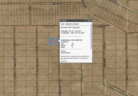 0 54th Street NW, Rio Rancho, NM 87144