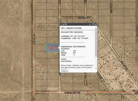 00 59th Street NW, Rio Rancho, NM 87144