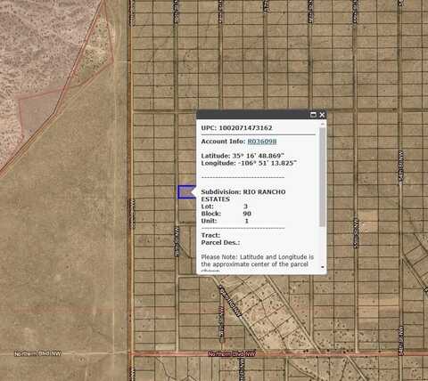 59th Street NW, Rio Rancho, NM 87144