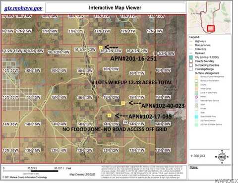 3 Lots E Burro Creek Crossing Road, Wikieup, AZ 85360