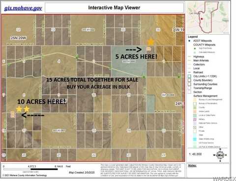 3 Lots W Gateway Acres Road, Dolan Springs, AZ 86441