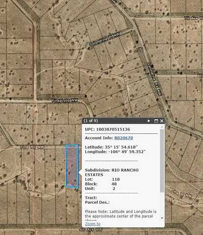 00 Fina Road NW, Rio Rancho, NM 87124