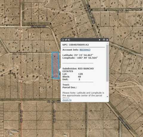 0 Fina Road NW, Rio Rancho, NM 87124