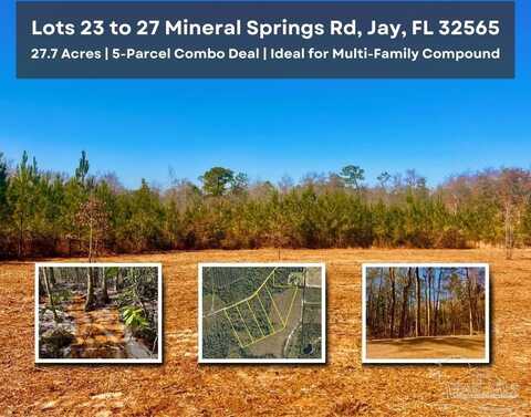 Lots 23 To 27 Mineral Springs Rd, Jay, FL 32565
