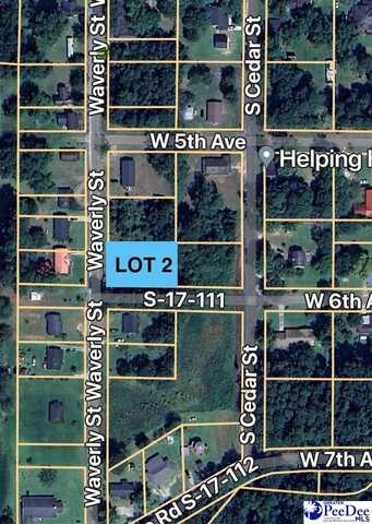 Lot 2 Corner of Waverly St & W 6th Avenue, Lake View, SC 29563