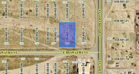 E Hiawatha Street, Pahrump, NV 89048