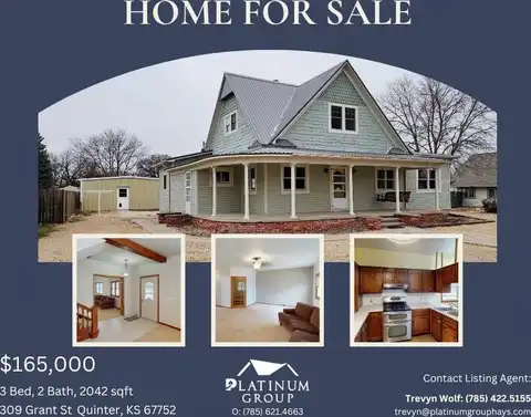 309 Grant St, Quinter, KS 67752