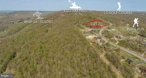 Lot 20 NORTH CAMP ROAD, MC HENRY, MD 21541