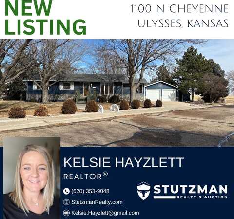 1100 North Cheyenne, Ulysses, KS 67880