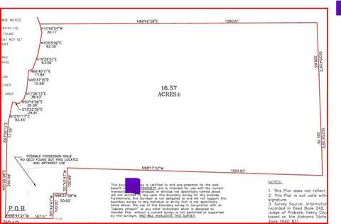 0-Lot 3 Ozark Rd., Newville, AL 36353