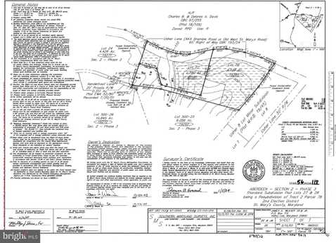 Lot 28- 19285 VANDERHOOF LANE, VALLEY LEE, MD 20692