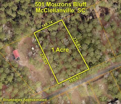 501 Mouzons Bluff, Mc Clellanville, SC 29458