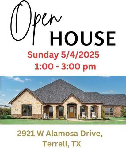 2921 W Alamosa Drive, Terrell, TX 75160