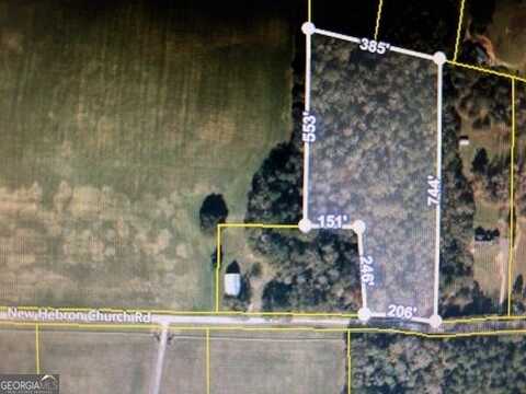 5.74 Acres New Hebron Church, Concord, GA 30206