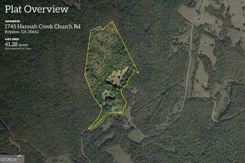 1745 Hannah Creek Church, Royston, GA 30662