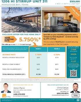 1206 Hi Stirrup, Horseshoe Bay, TX 78657