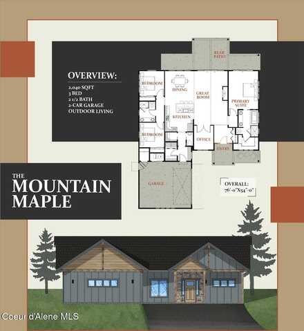 Lot 1 Blk 1 Tamarindo Lane, Hayden, ID 83835