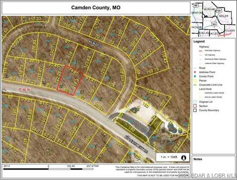Bittersweet Road lot: 1047, Four Seasons, MO 65049