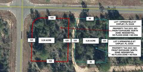 Springfield Street lot: 1, Chipley, FL 32428