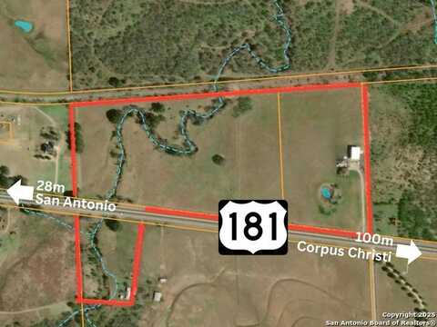 50+/- Acres HWY 181, Falls City, TX 78113