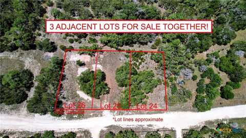 Lots 24,25,& 26 Campfire, Spring Branch, TX 78070