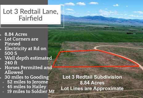Lot 3 Redtail Lane, Fairfield, ID 83327