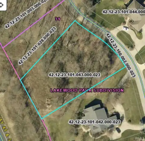 Lot 38 Lakewood, Vincennes, IN 47591