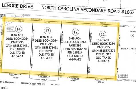 Lots 11-14 Lenore Drive, Burlington, NC 27217