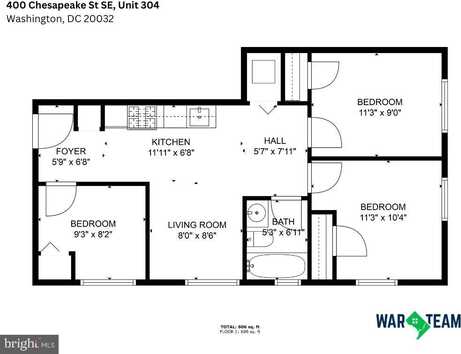 400 CHESAPEAKE STREET SE, WASHINGTON, DC 20032