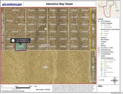 W 17th Street lot: 516, Dolan Springs, AZ 86441