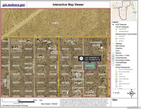 N Peach Drive lot: 066A, Dolan Springs, AZ 86441