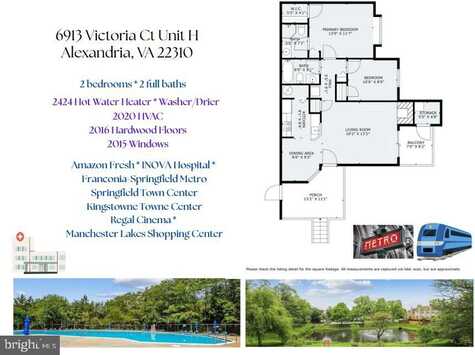 6913 VICTORIA, ALEXANDRIA, VA 22310