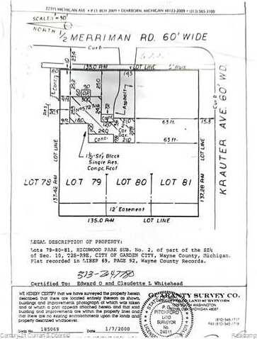 vacant Merriman Road N, Garden City, MI 48135