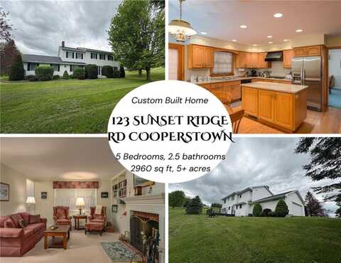 123 Sunset Ridge Road, Otsego, NY 13326
